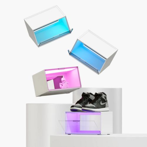 Nanoleaf x Fantaqi EXPO Smart LED Display Case Starter Kit (4-Pack), Stackable, Screen Mirror/Music Reaction, App/Voice/Manual Control Nanoleaf x Fantaqi EXPO Smart LED Display Case Starter Kit (4-Pack), Stackable, Screen Mirror/Music Reaction, App/Voice/Manual Control
